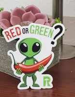 Red or Green Sticker