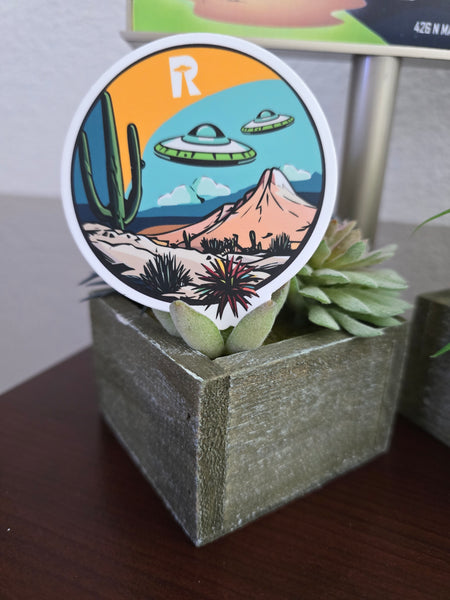 Retro Desert Sticker