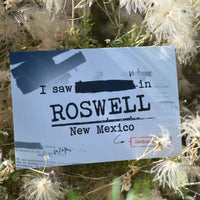 Redacted Roswell Postcard